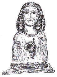 Eine von vier erhaltengebliebenen Brustreliquiaren aus spätgotischer Zeit