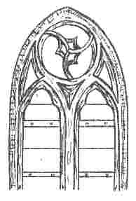 ein Fenster der Kirche